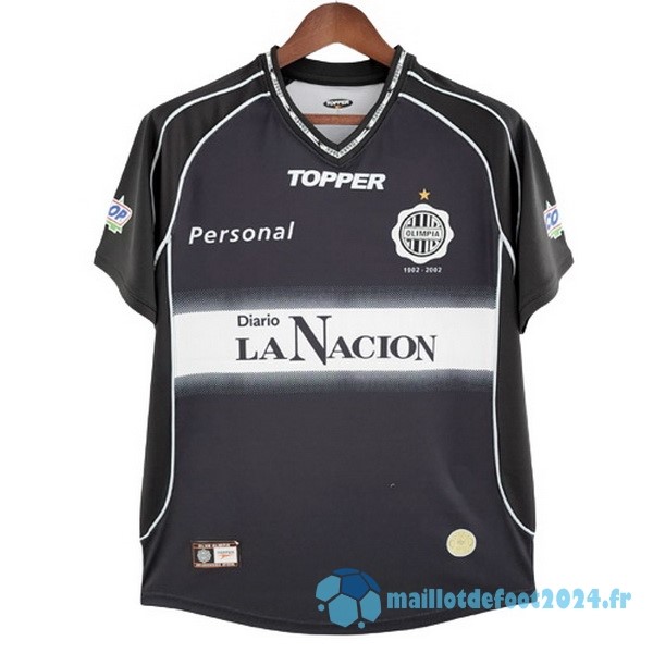 Nouveau Exterieur Maillot Olimpia Retro 2002 Noir