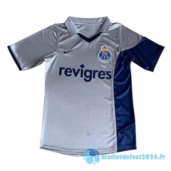 Nouveau Exterieur Maillot Oporto Retro 2001 Gris