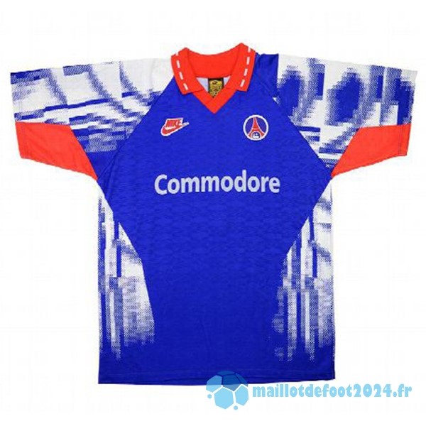 Nouveau Exterieur Maillot Paris Saint Germain Retro 1992 1993 Bleu