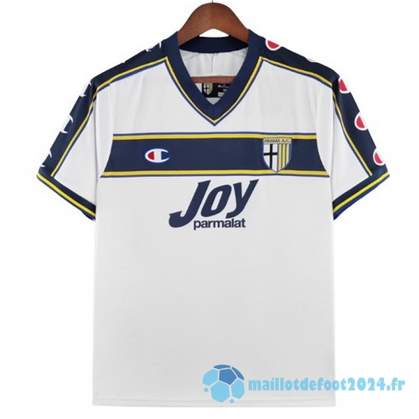 Nouveau Exterieur Maillot Parma Retro 2001 2002 Blanc