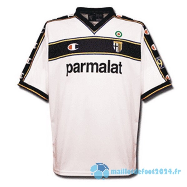 Nouveau Exterieur Maillot Parma Retro 2002 2003 Blanc