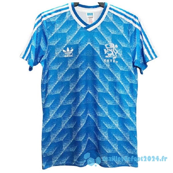 Nouveau Exterieur Maillot Pays Bas Retro 1988 Bleu