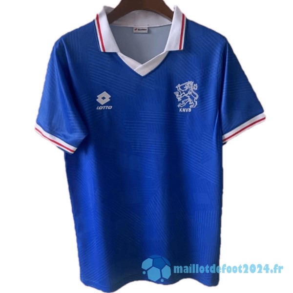 Nouveau Exterieur Maillot Pays Bas Retro 1991 Bleu