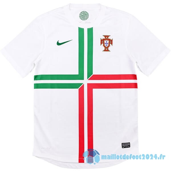 Nouveau Exterieur Maillot Portugal Retro 2012 Blanc