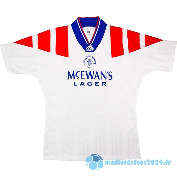 Nouveau Exterieur Maillot Rangers Retro 1992 1993 Blanc