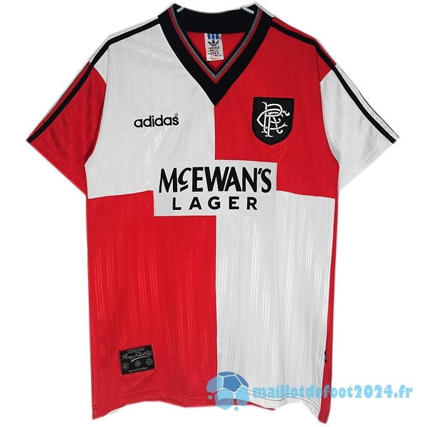 Nouveau Exterieur Maillot Rangers Retro 1995 1996 Rouge