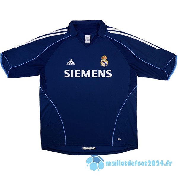 Nouveau Exterieur Maillot Real Madrid Retro 2005 2006 Bleu