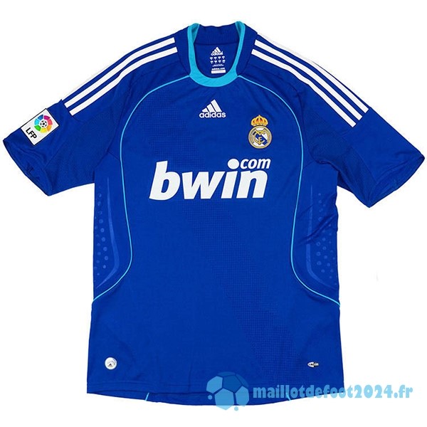 Nouveau Exterieur Maillot Real Madrid Retro 2008 2009 Bleu