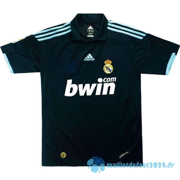 Nouveau Exterieur Maillot Real Madrid Retro 2009 2010 Noir