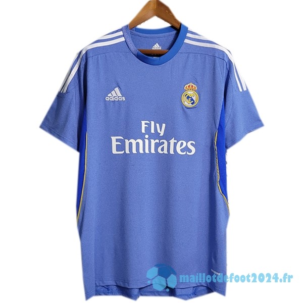 Nouveau Exterieur Maillot Real Madrid Retro 2013 2014 Bleu