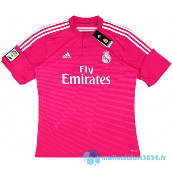 Nouveau Exterieur Maillot Real Madrid Retro 2014 2015 Rose