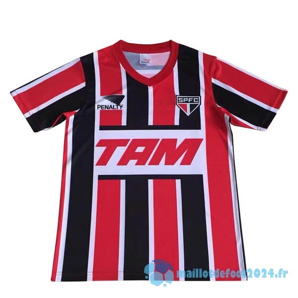 Nouveau Exterieur Maillot São Paulo Retro 1993 Rouge Noir