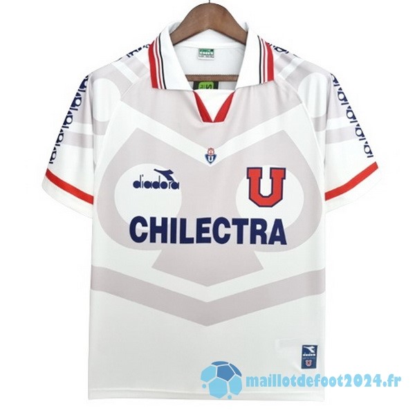 Nouveau Exterieur Maillot Universidad De Chili Retro 1996 Blanc