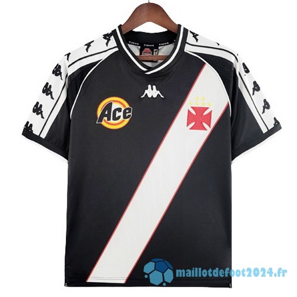 Nouveau Exterieur Maillot Vasco da Gama Retro 1999 2000 Noir