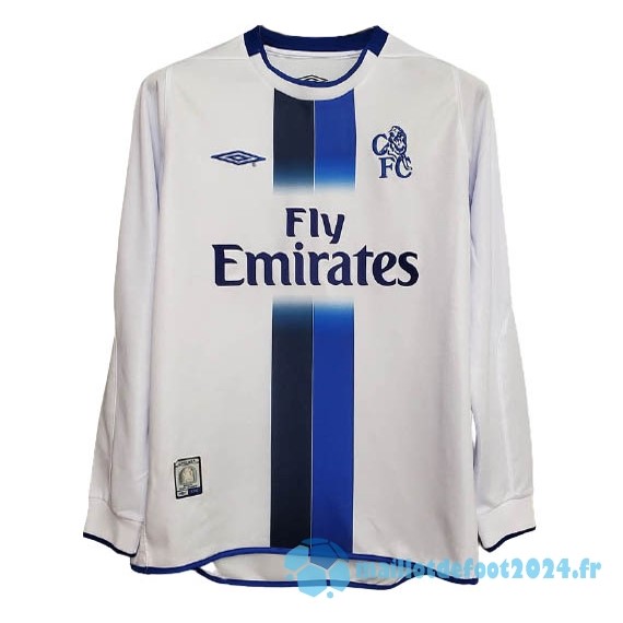 Nouveau Exterieur Manches Longues Chelsea Retro 2003 2005 Blanc