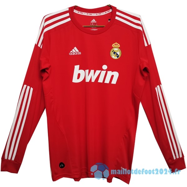 Nouveau Exterieur Manches Longues Real Madrid Retro 2011 2012 Rouge