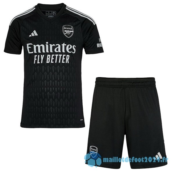 Nouveau Gardien Conjunto De Enfant Arsenal 2023 2024 Noir