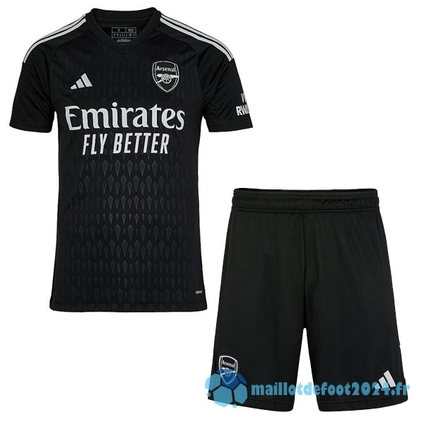 Nouveau Gardien Conjunto De Homme Arsenal 2023 2024 Noir