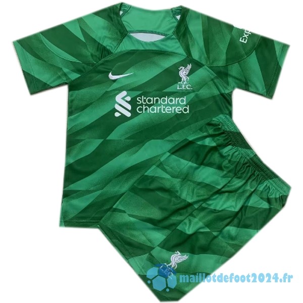 Nouveau Gardien Conjunto De Homme Liverpool 2023 2024 Vert