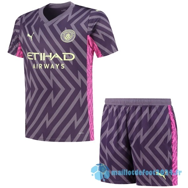 Nouveau Gardien Conjunto De Homme Manchester City 2023 2024 Purpura