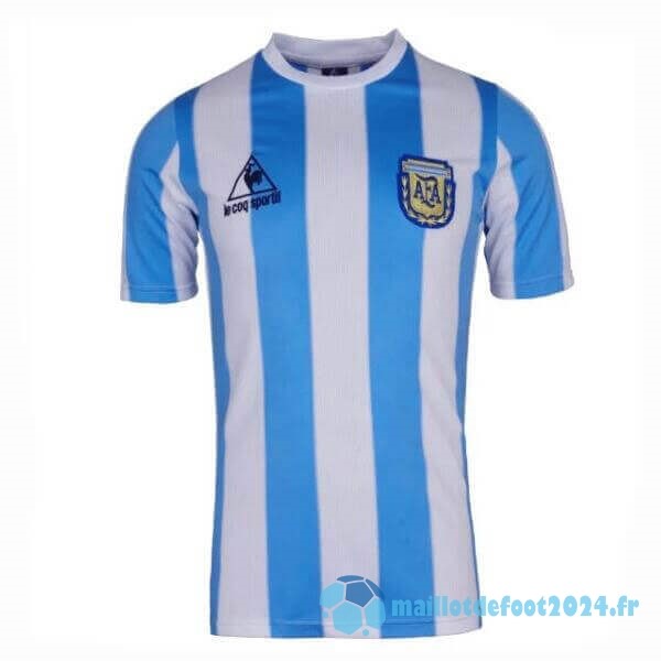 Nouveau Maillot Argentine Retro 1986 Bleu