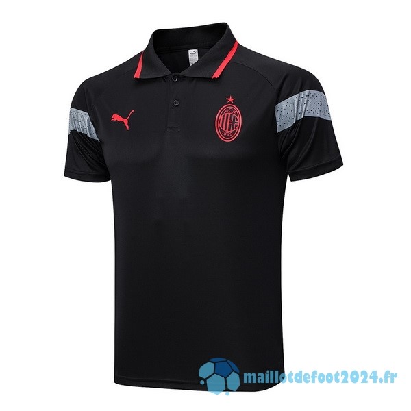 Nouveau Polo AC Milan 2023 2024 Noir Rouge