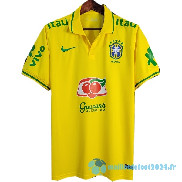 Nouveau Polo Brésil 2022 Jaune Vert