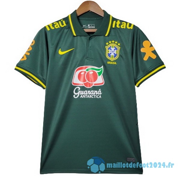 Nouveau Polo Brésil 2022 Vert Marine