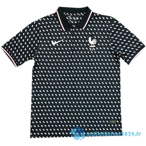 Nouveau Polo France 2022 Noir Rose