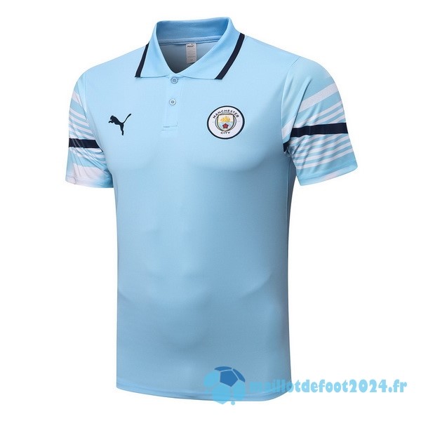 Nouveau Polo Manchester City 2022 2023 Bleu Clair