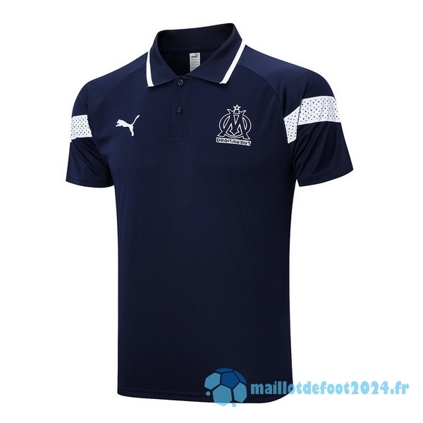 Nouveau Polo Marsella 2022 2023 Bleu Marine Blanc