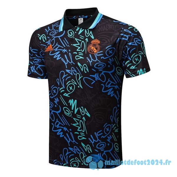 Nouveau Polo Real Madrid 2022 2023 Noir Vert Bleu