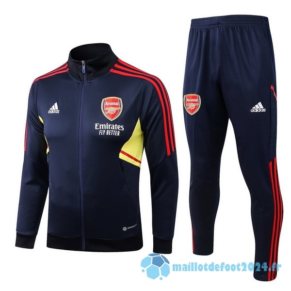 Nouveau Survêtements Enfant Arsenal 2022 2023 Bleu Marine Jaune