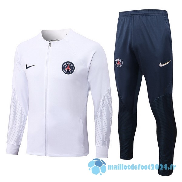 Nouveau Survêtements Paris Saint Germain 2022 2023 Blanc Bleu