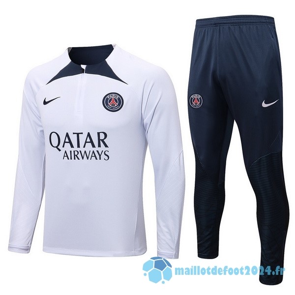 Nouveau Survêtements Paris Saint Germain 2022 2023 Blanc Bleu Marine