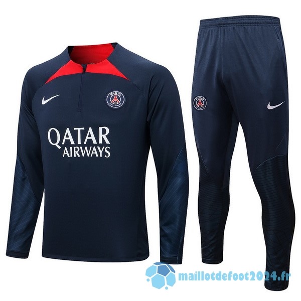 Nouveau Survêtements Paris Saint Germain 2022 2023 Bleu Marine Rouge