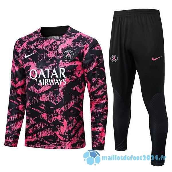 Nouveau Survêtements Paris Saint Germain 2022 2023 Rose I Noir