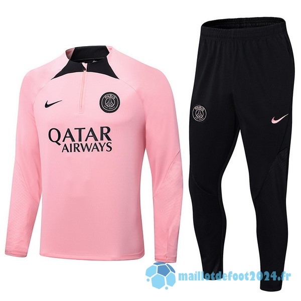 Nouveau Survêtements Paris Saint Germain 2022 2023 Rose Noir