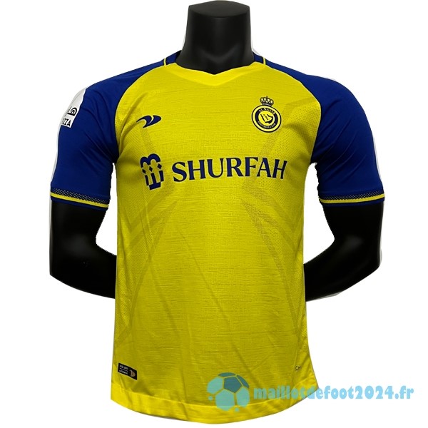 Nouveau Thailande Domicile Joueurs Maillot Al Nassr 2022 2023 Jaune