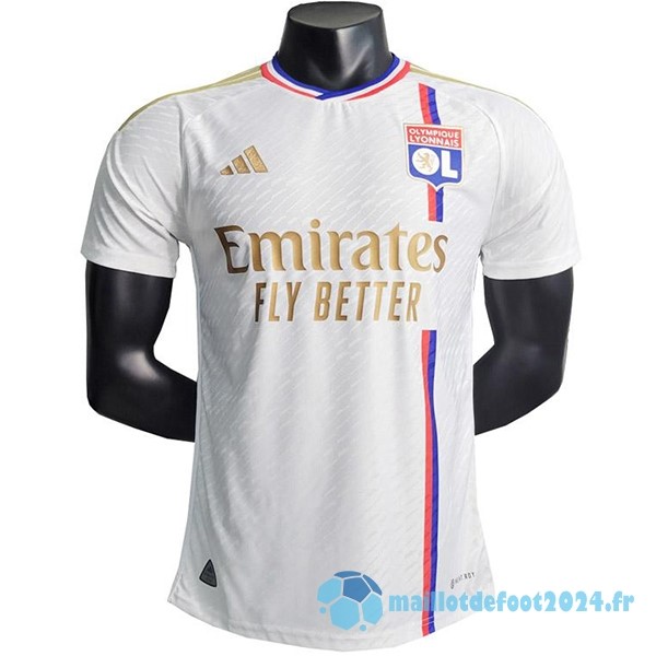 Nouveau Thailande Domicile Joueurs Maillot Lyon 2023 2024 Blanc