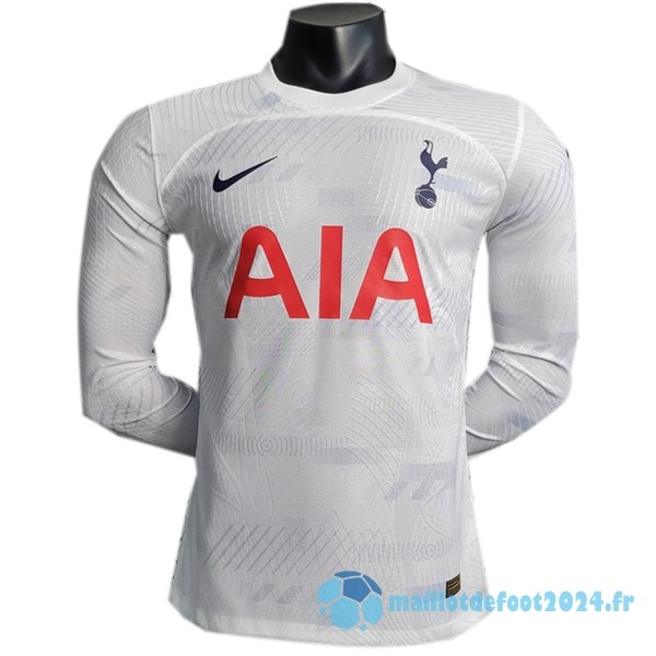 Nouveau Thailande Domicile Joueurs Manches Longues Tottenham Hotspur 2023 2024 Blanc