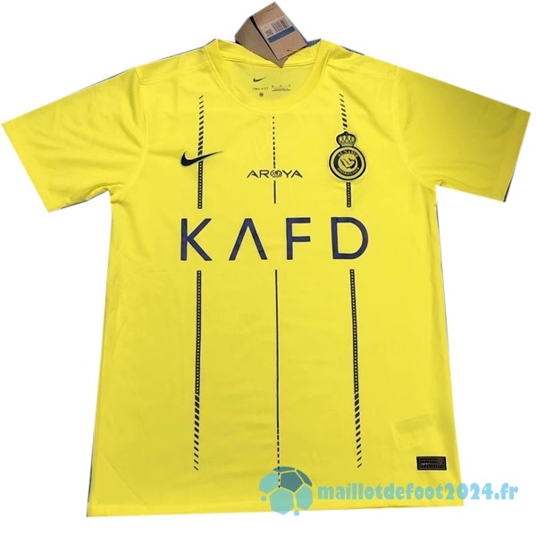 Nouveau Thailande Domicile Maillot Al Nassr 2023 2024 Jaune