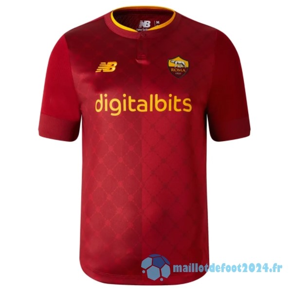 Nouveau Thailande Domicile Maillot As Roma 2022 2023 Rouge