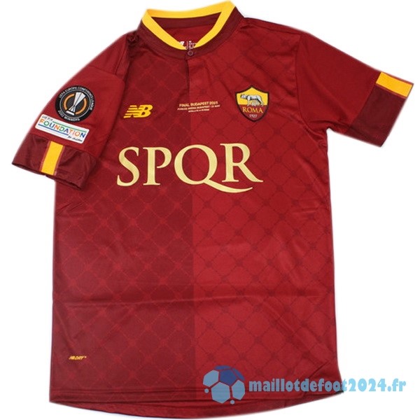 Nouveau Thailande Domicile Maillot As Roma Europa League Finals 2022 2023 Rouge