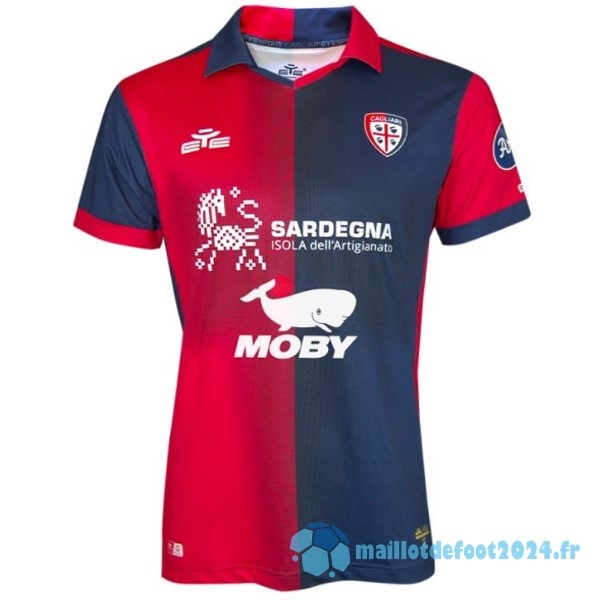 Nouveau Thailande Domicile Maillot Cagliari Calcio 2023 2024 Rouge