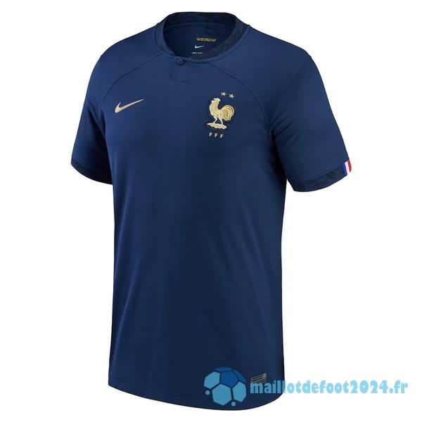 Nouveau Thailande Domicile Maillot France 2022 Bleu Marine