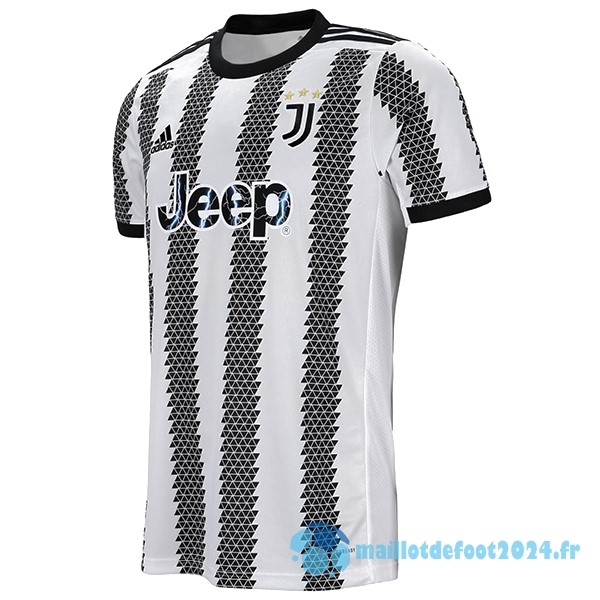 Nouveau Thailande Domicile Maillot Juventus 2022 2023 Blanc Noir