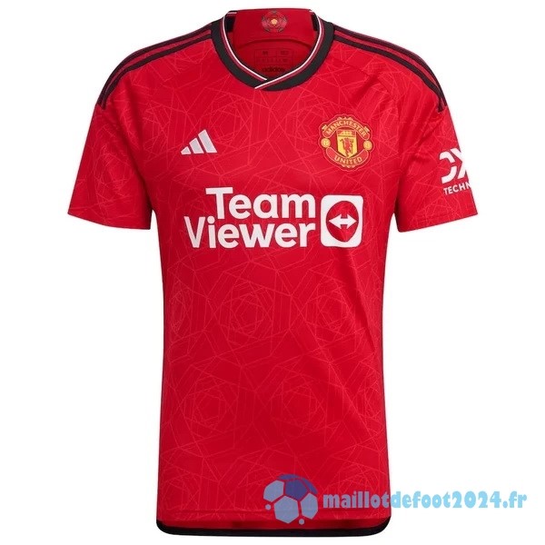 Nouveau Thailande Domicile Maillot Manchester United 2023 2024 Rouge