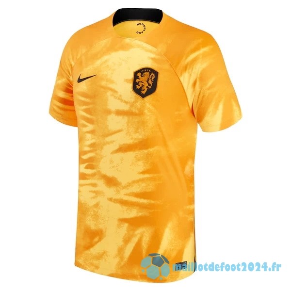 Nouveau Thailande Domicile Maillot Pays Bas 2022 Jaune