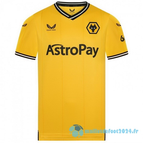 Nouveau Thailande Domicile Maillot Wolves 2023 2024 Jaune